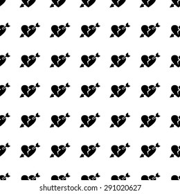 Vector seamless pattern. Tiling ornament. Endless texture.  Seamless monochrome background on white.