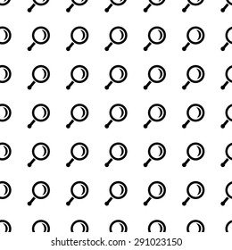 Vector seamless pattern. Tiling ornament. Endless texture.  Seamless monochrome background on white.