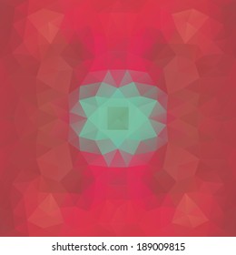 Vector seamless pattern of triangle background