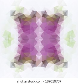 Vector seamless pattern of triangle ornament