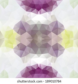 Vector seamless pattern of triangle ornament