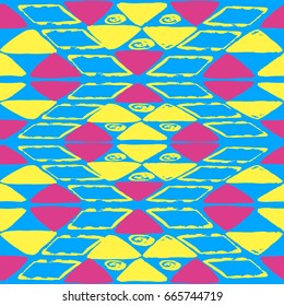 Vector seamless pattern with triangles.