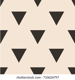 Vector seamless pattern with triangles. Modern stylish texture. Repeating geometric tiles. Hipster simple design with geometric shapes