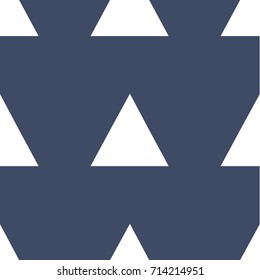 Vector seamless pattern with triangles. Modern stylish texture. Repeating geometric tiles. Hipster simple design with geometric shapes