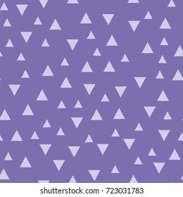 Vector seamless pattern with triangles. Modern stylish texture. Repeating geometric tiles. Hipster simple design with geometric shapes