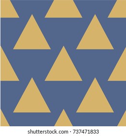 Vector seamless pattern with triangles. Modern stylish texture. Repeating geometric tiles. Hipster simple design with geometric shapes