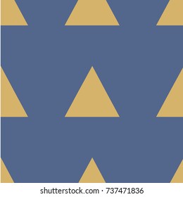Vector seamless pattern with triangles. Modern stylish texture. Repeating geometric tiles. Hipster simple design with geometric shapes