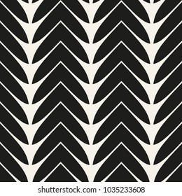 Vector seamless pattern with triangles.Modern stylish texture.White and black