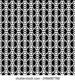 vector seamless pattern with triangular elements. abstract ornament for wallpapers and backgrounds. Black and white colors.