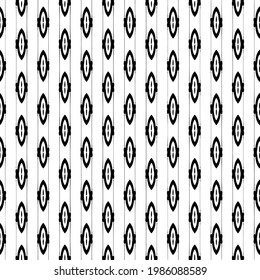 vector seamless pattern with triangular elements. abstract ornament for wallpapers and backgrounds. Black and white colors.
