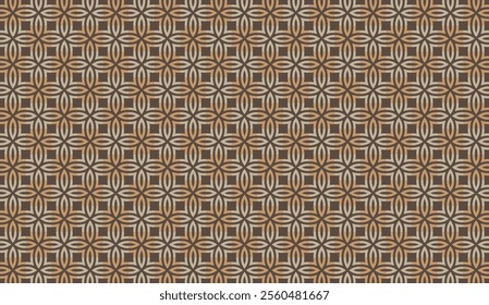 Vector seamless pattern tribal ethnic ornament, abstract geometric background illustration