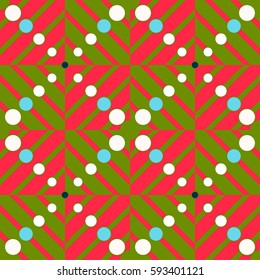 Vector seamless pattern tribal ethnic ornament, abstract geometric background illustration