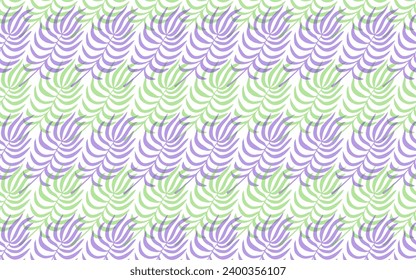 Vector seamless pattern with tropical palm leaves on a white background. Pattern for textiles, decoration and design.