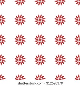 Vector seamless pattern with twelve-pointed star collection. Modern stylish texture. Repeating geometric.