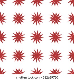Vector seamless pattern with twelve-pointed star collection. Modern stylish texture. Repeating geometric. 