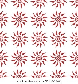 Vector seamless pattern with twelve-pointed star collection. Modern stylish texture. Repeating geometric. 