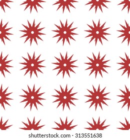 Vector seamless pattern with twelve-pointed star collection. Modern stylish texture. Repeating geometric. 