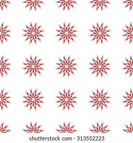 Vector seamless pattern with twelve-pointed star collection. Modern stylish texture. Repeating geometric. 