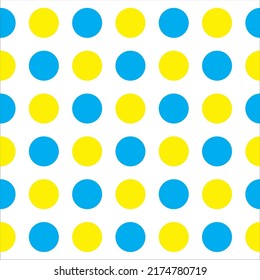 Patrón de vectores sin fisuras con color ucraniano