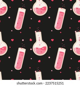 Vector seamless pattern for Valentine's Day. happy Valentine's Day