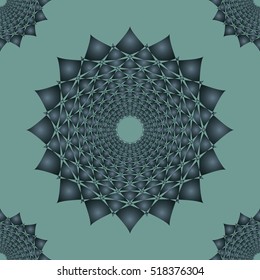 Vector seamless pattern, vintage decorative elements.