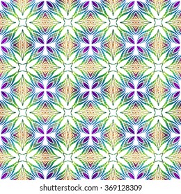Vector seamless pattern with vintage ornament. EPS10.