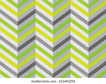Vector seamless pattern. Vintage stylish texture. Repeating geometric tiles with colored zigzag.