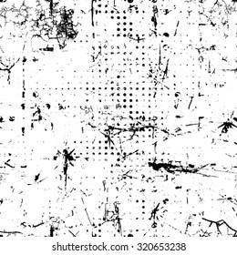 Vector Seamless Pattern. Vintage texture.