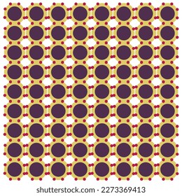 vector seamless pattern virus icon illustration with slightly different design
