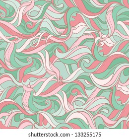 Vector Seamless pattern for wallpaper, web page background,surface textures, silk scarf, fabrics background