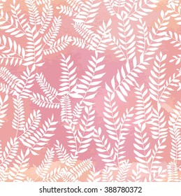 Vector seamless pattern watercolor background with beautiful divorces with abstract plant Doodle/seamless pattern/watercolor pattern/watercolor abstraction/watercolor fill/plant Doodle/watercolor