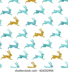 Vector. Seamless pattern with watercolor element. Seamless pattern with cute elements for your design, textile, fabric, banner, card.
