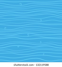 Vector seamless pattern with waves
