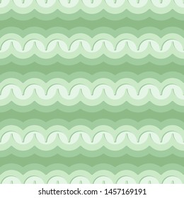 Vector seamless pattern with waves. Retro abstract flat ornament for textile, prints, wallpaper, wrapping paper, web etc.
