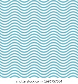 vector of seamless pattern with wavy blue lines
