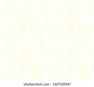 Vector seamless pattern with wavy drawn lines on a white background