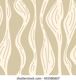 Vector seamless pattern with wavy stripes. Fabric stylish texture. 