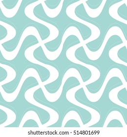 Vector seamless pattern with wavy stripes. Modern stylish texture. Repeating colorful background.