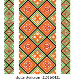 Vector seamless pattern. Weaving Pattern square more frequent, Vector seamless pattern. Modern stylish texture
. Trendy graphic design for out clothes test equipment, interior, wallpaper green.