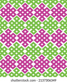 Vector seamless pattern. Weaving Pattern square more frequent, Vector seamless pattern. Modern stylish texture. Trendy graphic design for out clothes test equipment, interior, wallpaper multicolored.