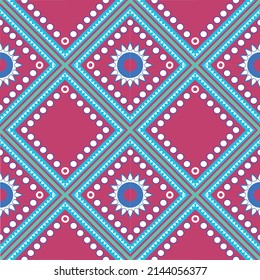 Vector seamless pattern. Weaving Pattern square more frequent, Modern stylish texture. Trendy graphic design for out clothes test equipment, interior, wallpaper red.