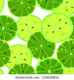 vector seamless. pattern wiht lime.