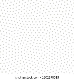 Vector seamless pattern with winding spots. Monochrome hand drawn streaks. Subtle repeating unusual print for a variety of uses: fabric, wallpaper, cover, wrapping