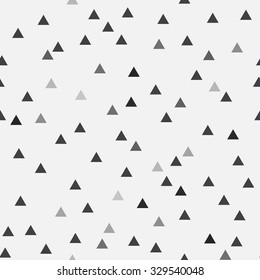 vector seamless pattern witch sketch triangles texture