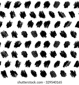 vector seamless pattern witch sketch touches texture