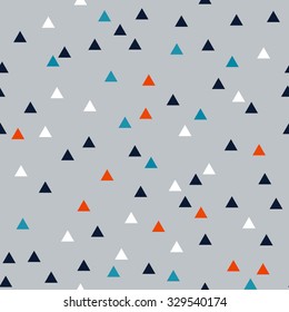 vector seamless pattern witch sketch triangles texture