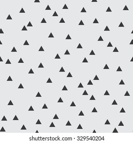 vector seamless pattern witch sketch triangles texture