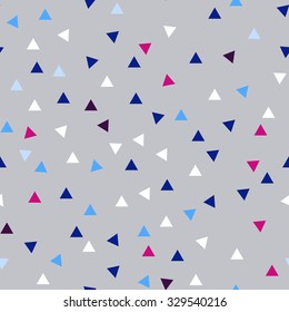 vector seamless pattern witch sketch triangles texture