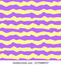 Vector seamless pattern of Y2K in Retro style. Vintage Psychedelic. Groovy curvy.  Happy Positive. 70s, 80s, 90s vibes. Hypnotic pattern.
Repeat print. Stock illustration. Cartoon funky print.