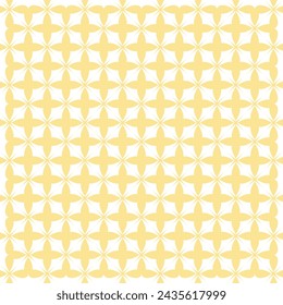 vector seamless pattern with yellow flowers for background, wallpaper, packaging, wrapping paper, etc.